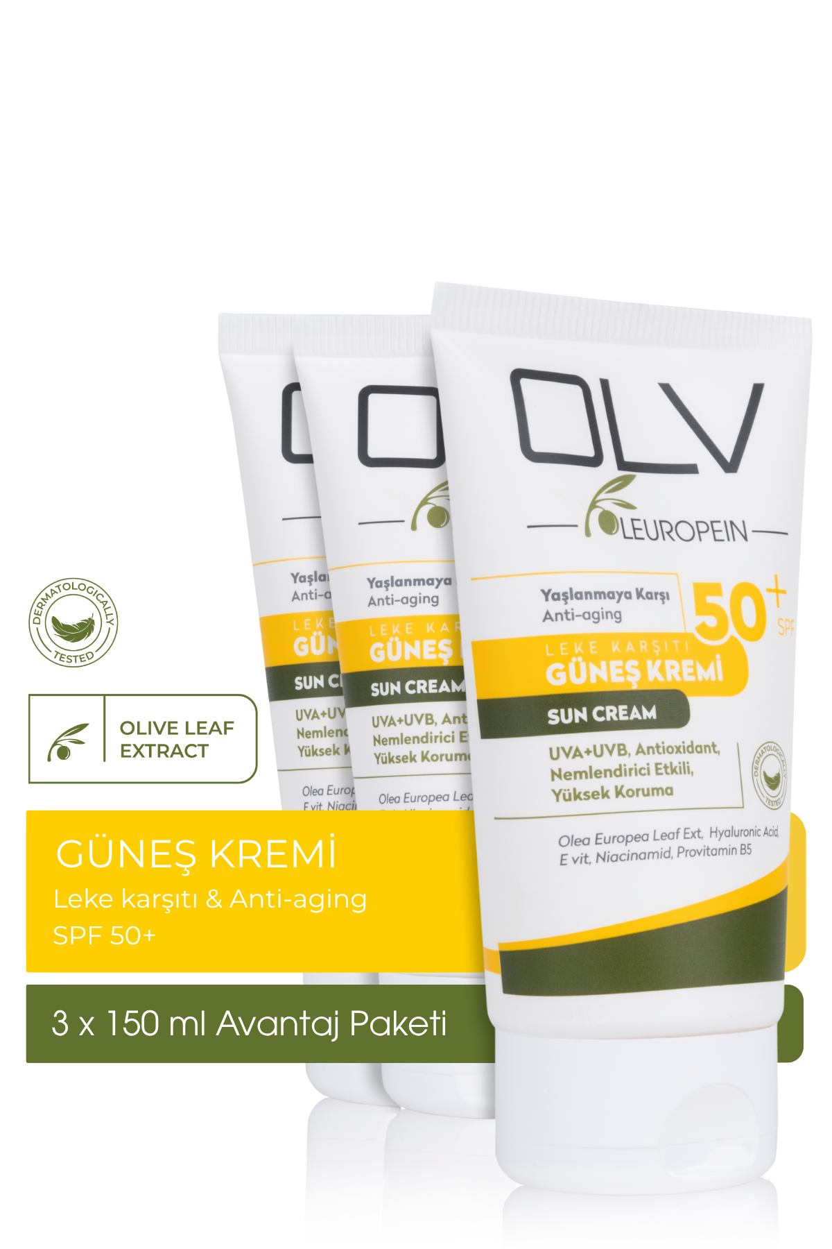OLV Europein Güneş Kremi SPF 50+
