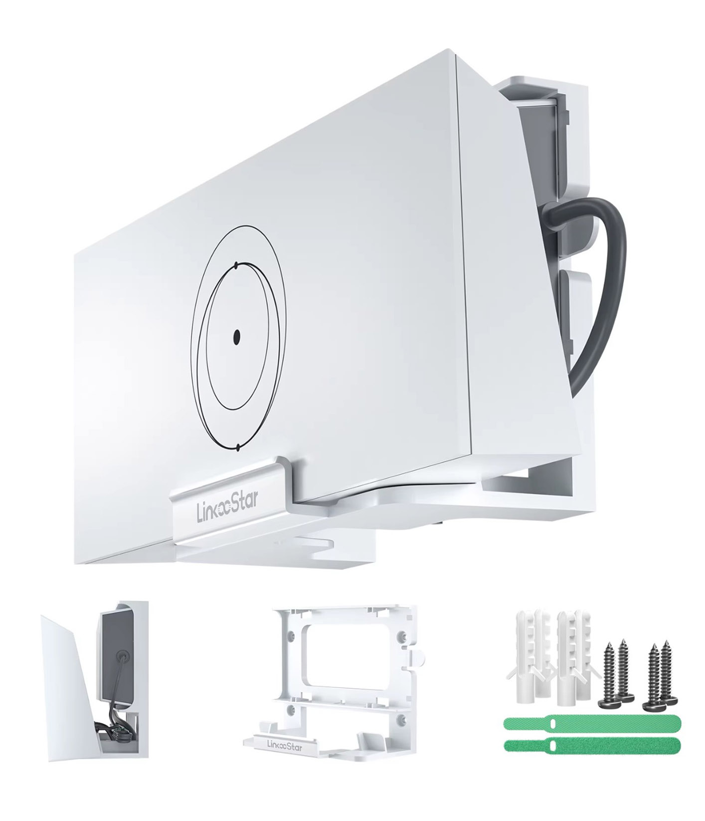 Wall Mount Bracket for Starlink Gen 3 Router & Power Supply