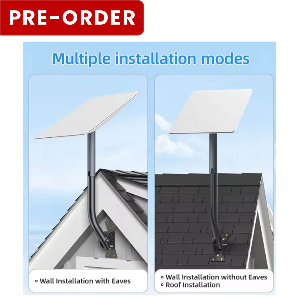 Starlink Gen 2 Wall & Roof Mount (2-in-1)