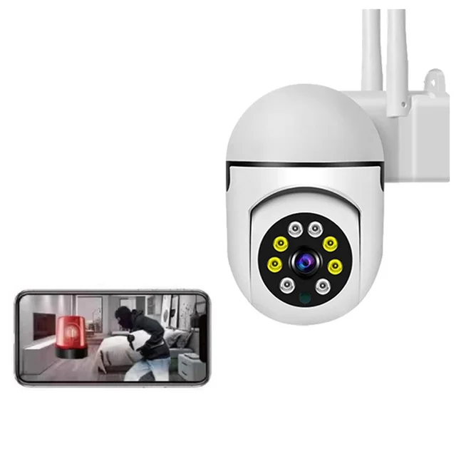 Full Color 360 Degree 1080P 2MP Outdoor Indoor Camera Wifi Wireless - White