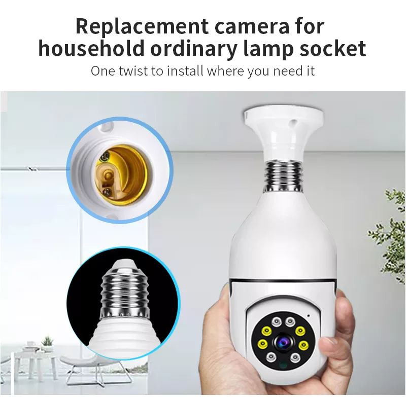 Bulb WiFi Smart Security Camera