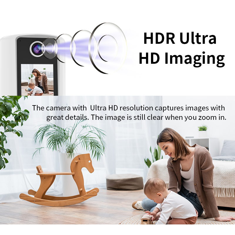 WIFI Security Motion Sensor Remote View Baby Monitor PTZ CCTV Network Camera for Home, Office with LED Light