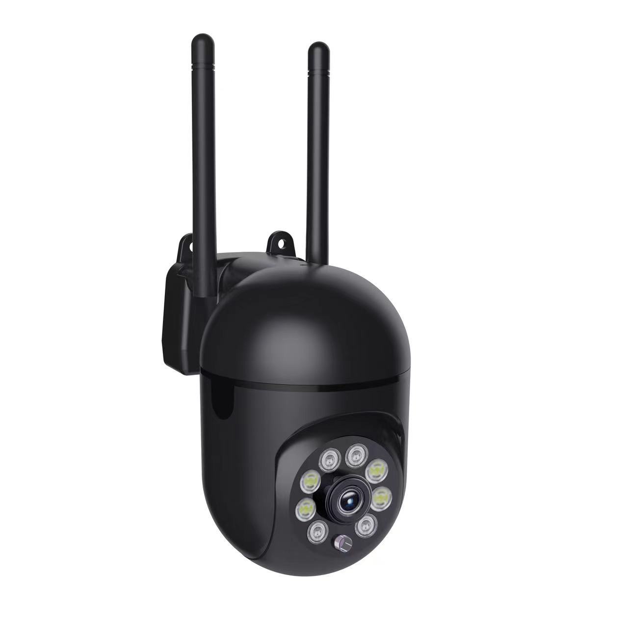 Full Color 360 Degree 1080P 2MP Outdoor Indoor Camera Wifi Wireless - Black