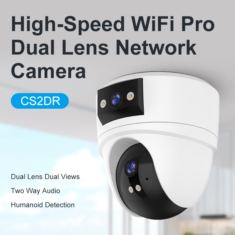 CS2DR Dual Screen IP Dome Camera