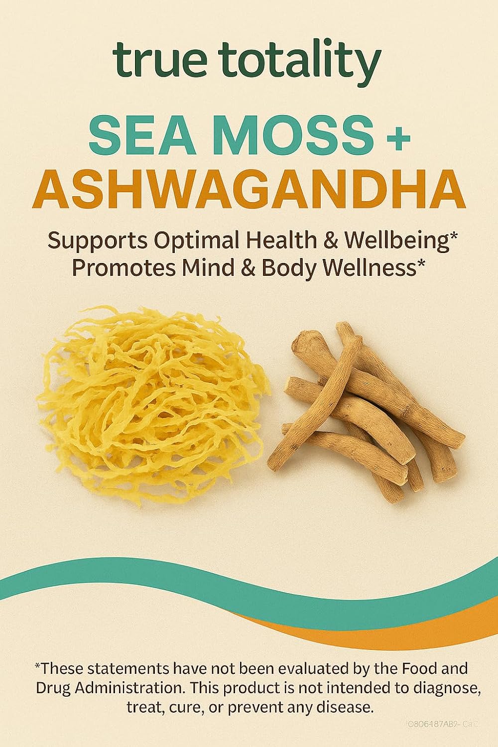 Sea Moss + Ashwagandha Multivitamin support mind, body, and immune health.