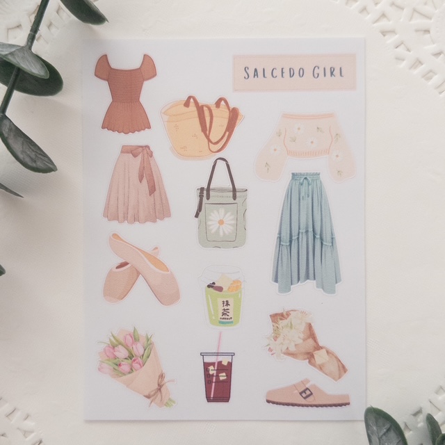 Salcedo Girl Sticker Sheet