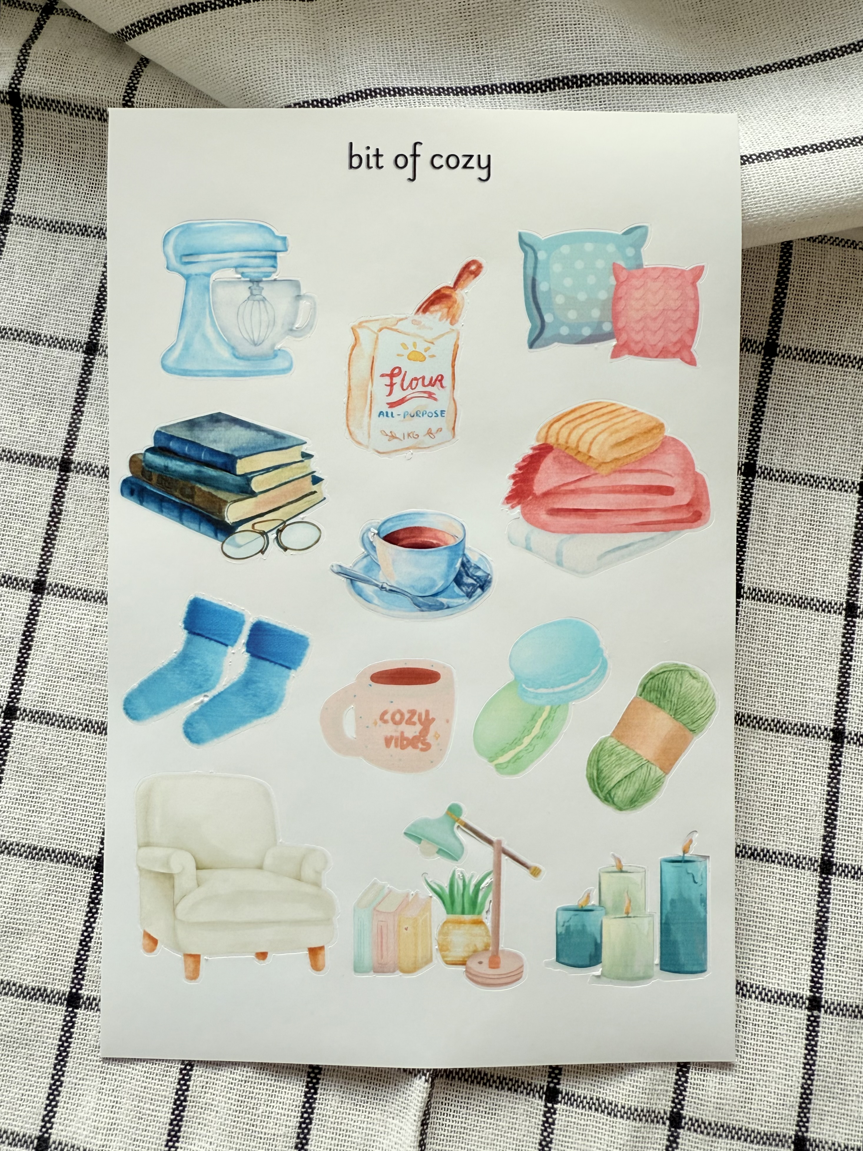 Bit of Cozy Let's Stay Inside Sticker Sheet