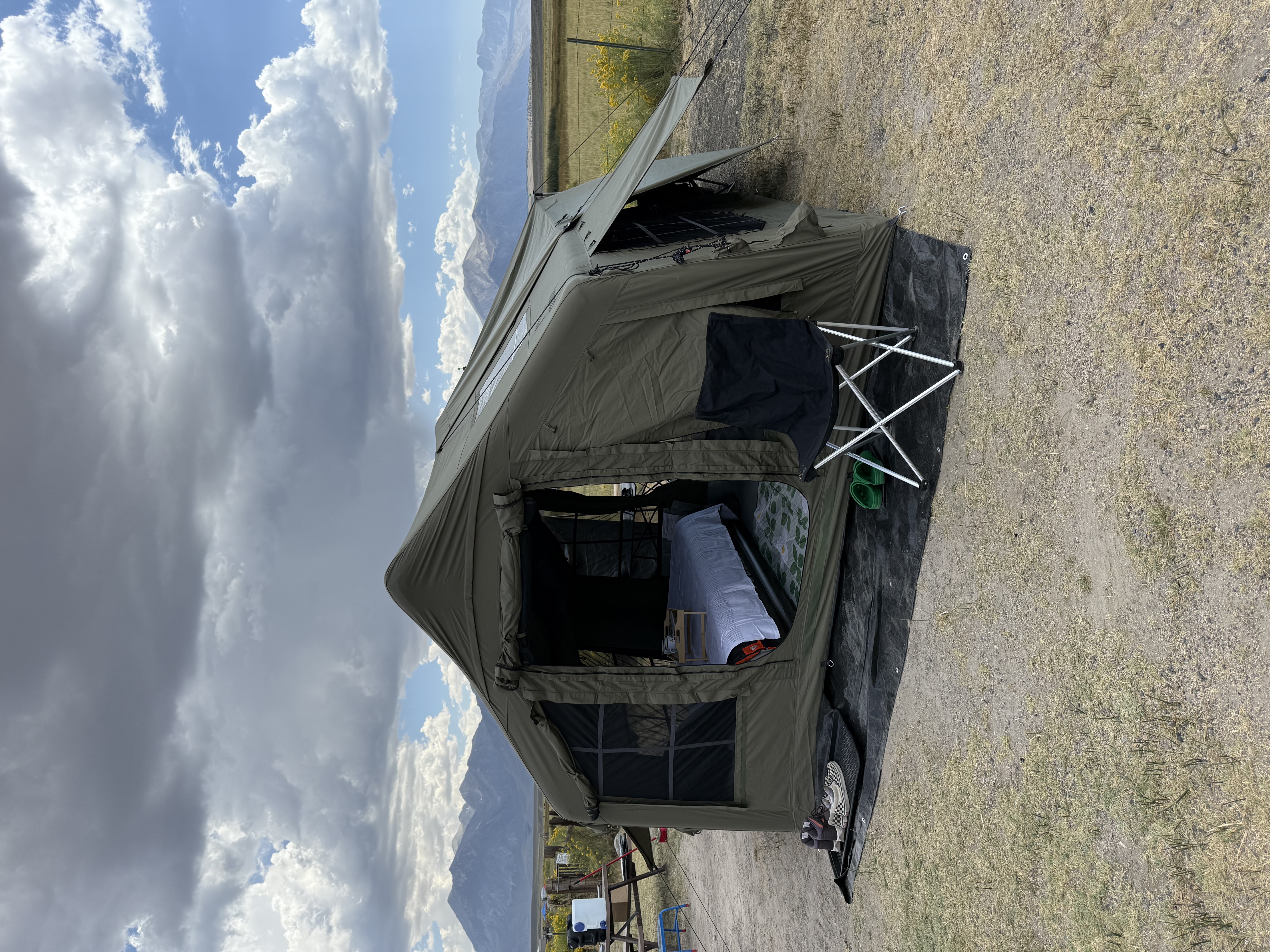 Camping Tent By the River Coloring Book Pages Set of 2 Printable PDF