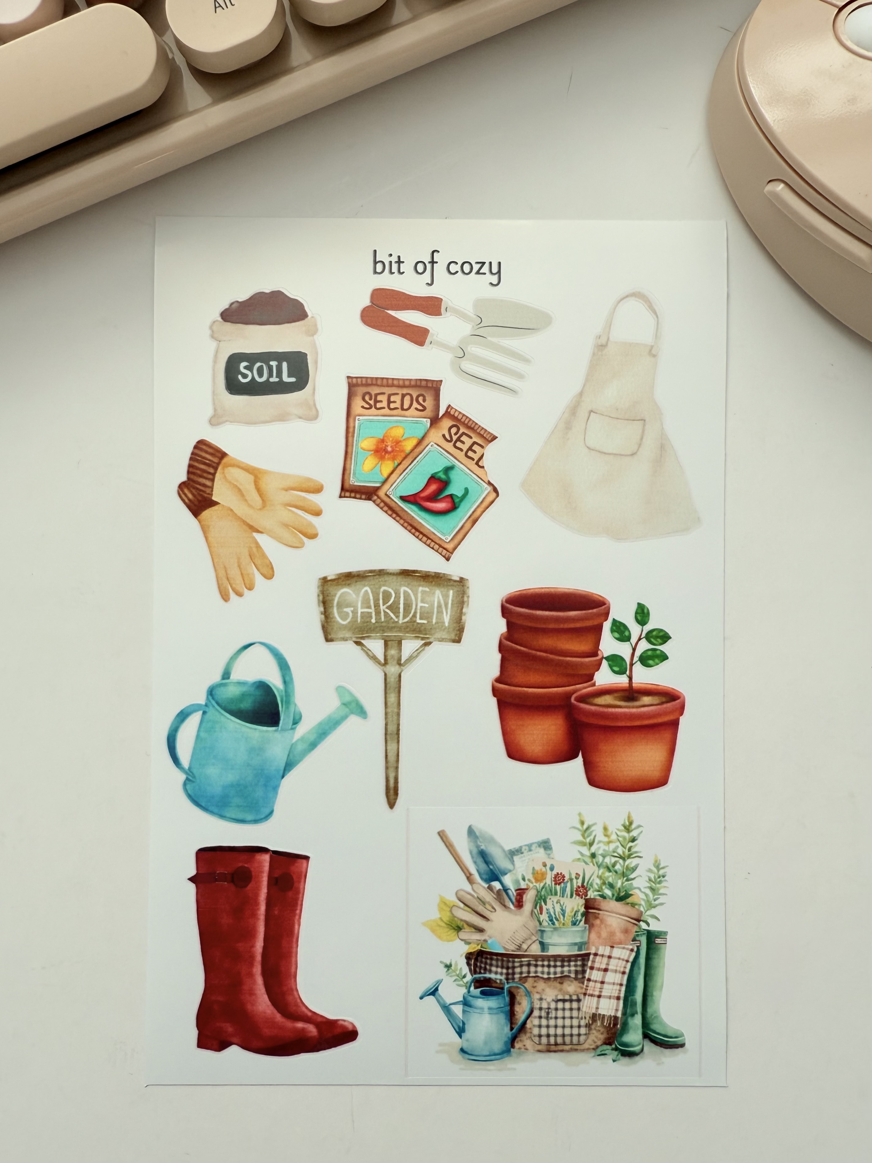 Garden Sticker Sheet