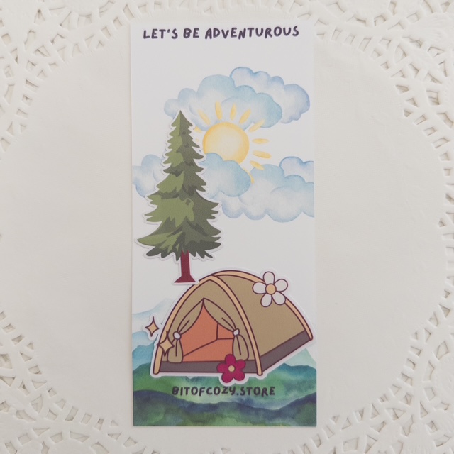 Adventure-themed Camping Diecut 2 Stickers