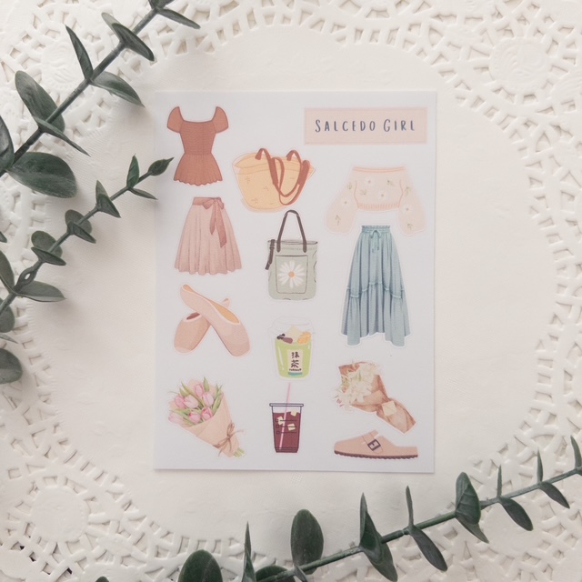 Salcedo Girl Sticker Sheet