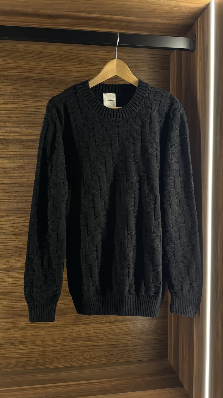 Calvin Klein Siyah Kazak