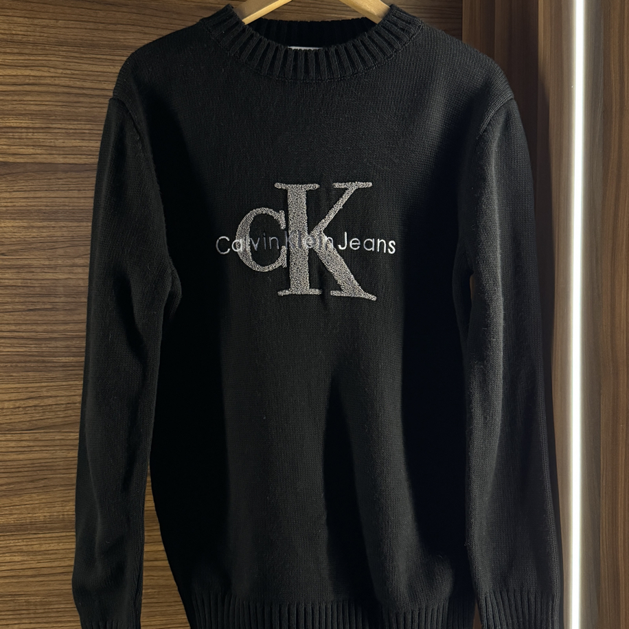 Calvin Klein Premium Siyah Kazak