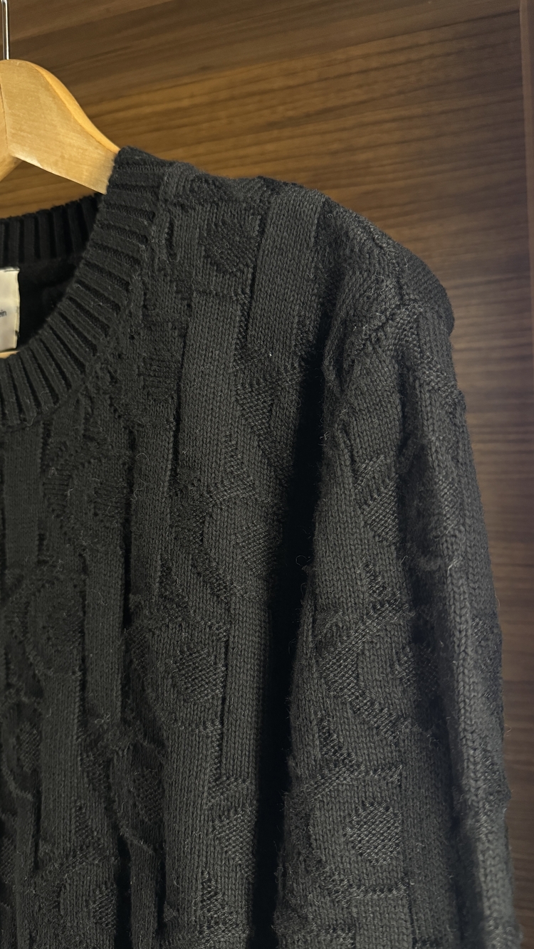 Calvin Klein Siyah Kazak