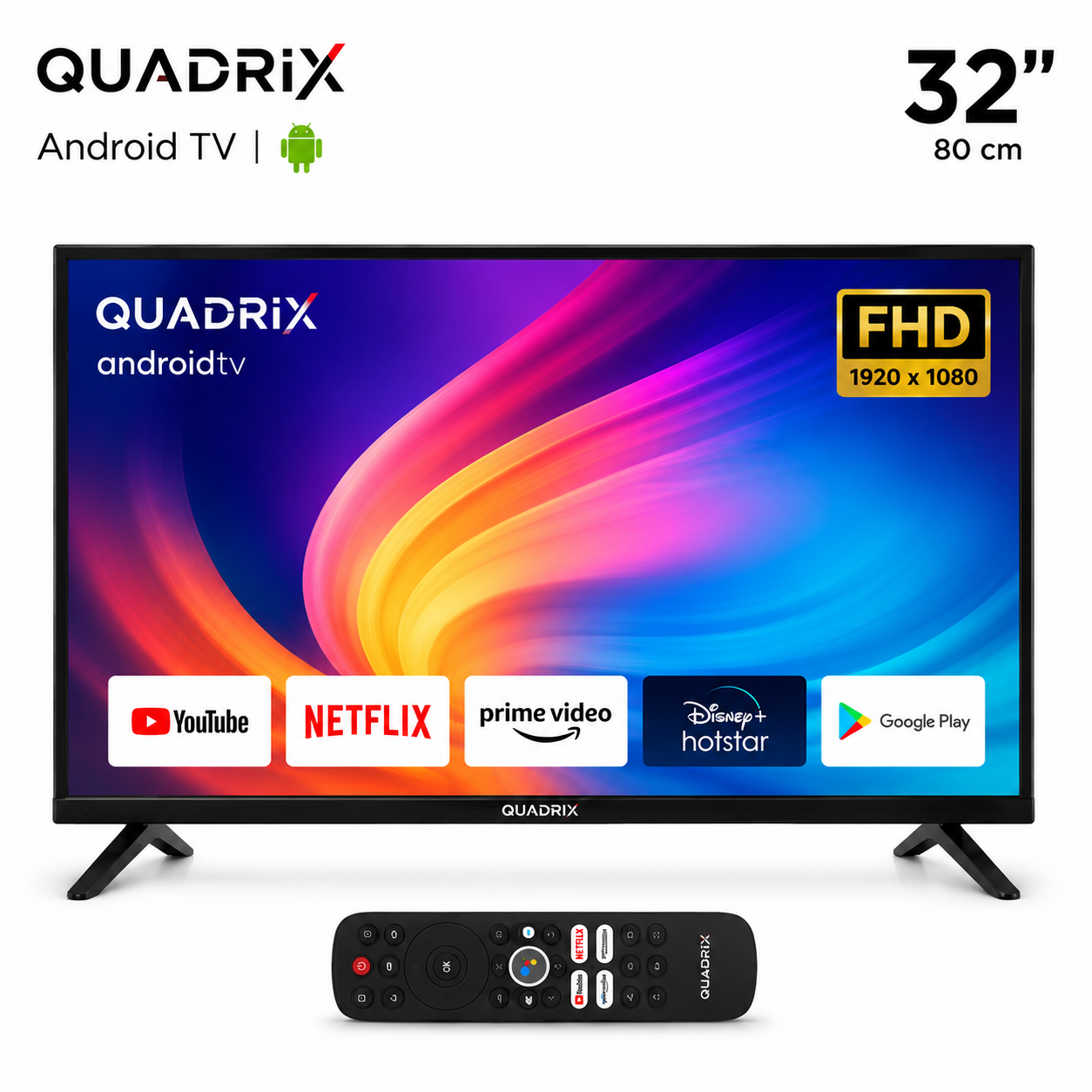 Quadrix 32" Android TV