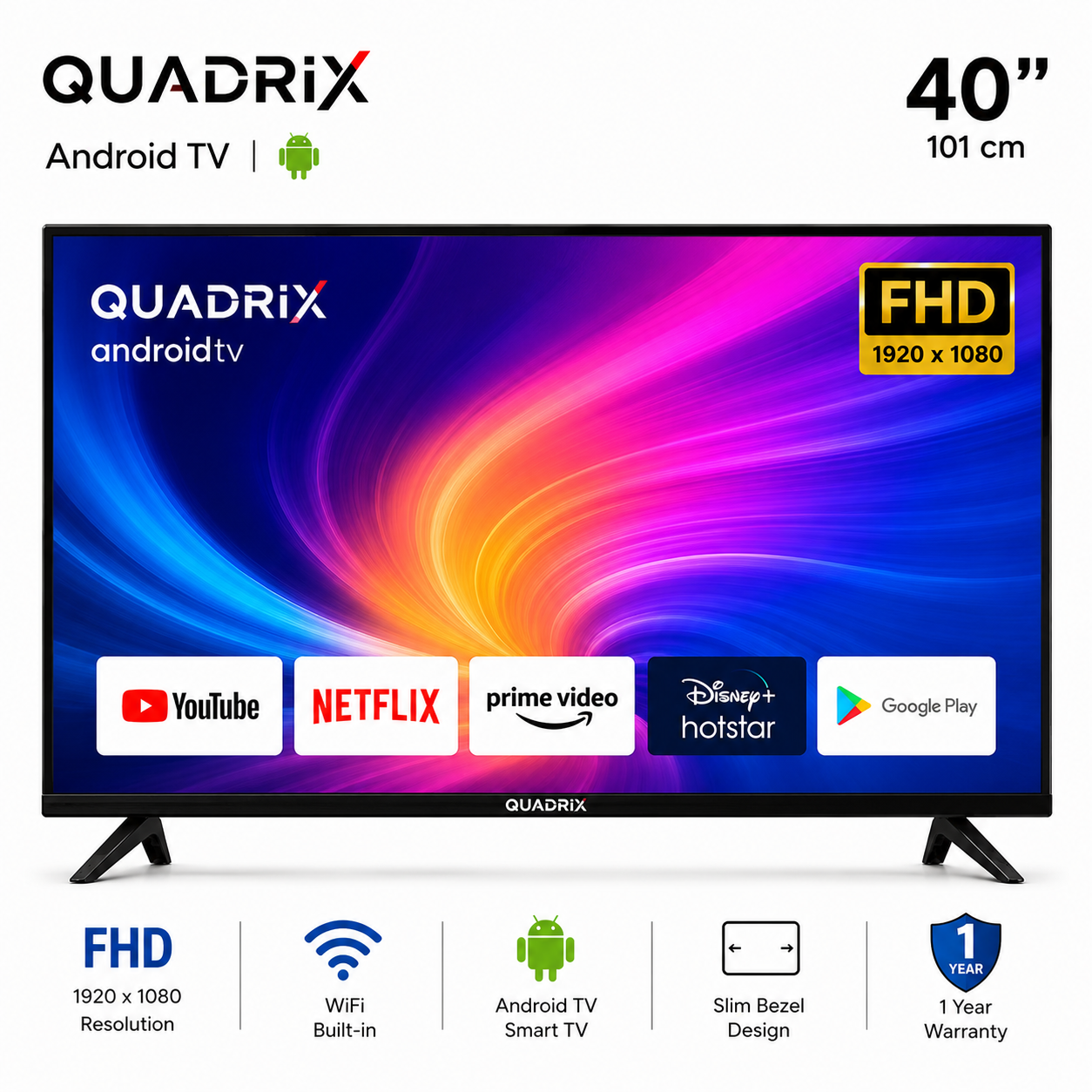 Quadrix 40" Android TV