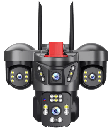 EVTEQ 3MP Triple Lens-AOV, Dual Solar Panel-Hieasy