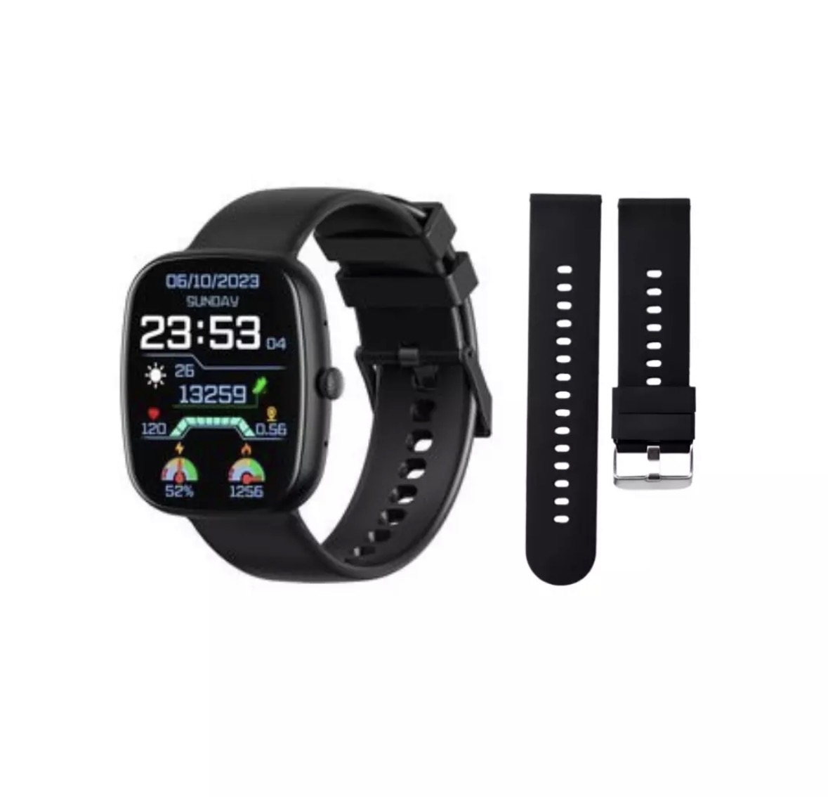 Smartwatch Peje ZW01 Pro A Prova D'água Pulseira Extra
