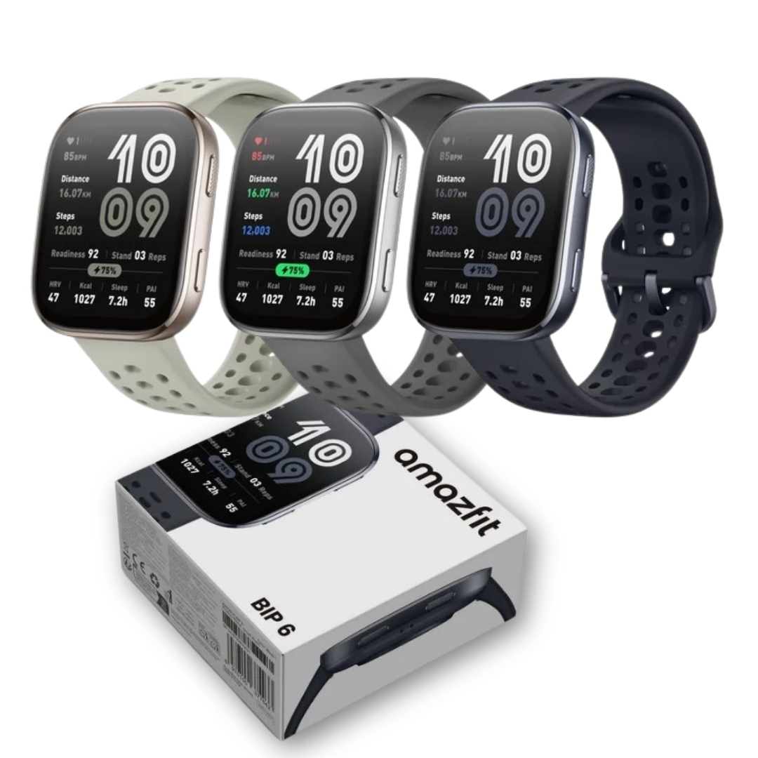 Smartwatch Amazfit Bip 6 Amoled GPS A Prova D'água