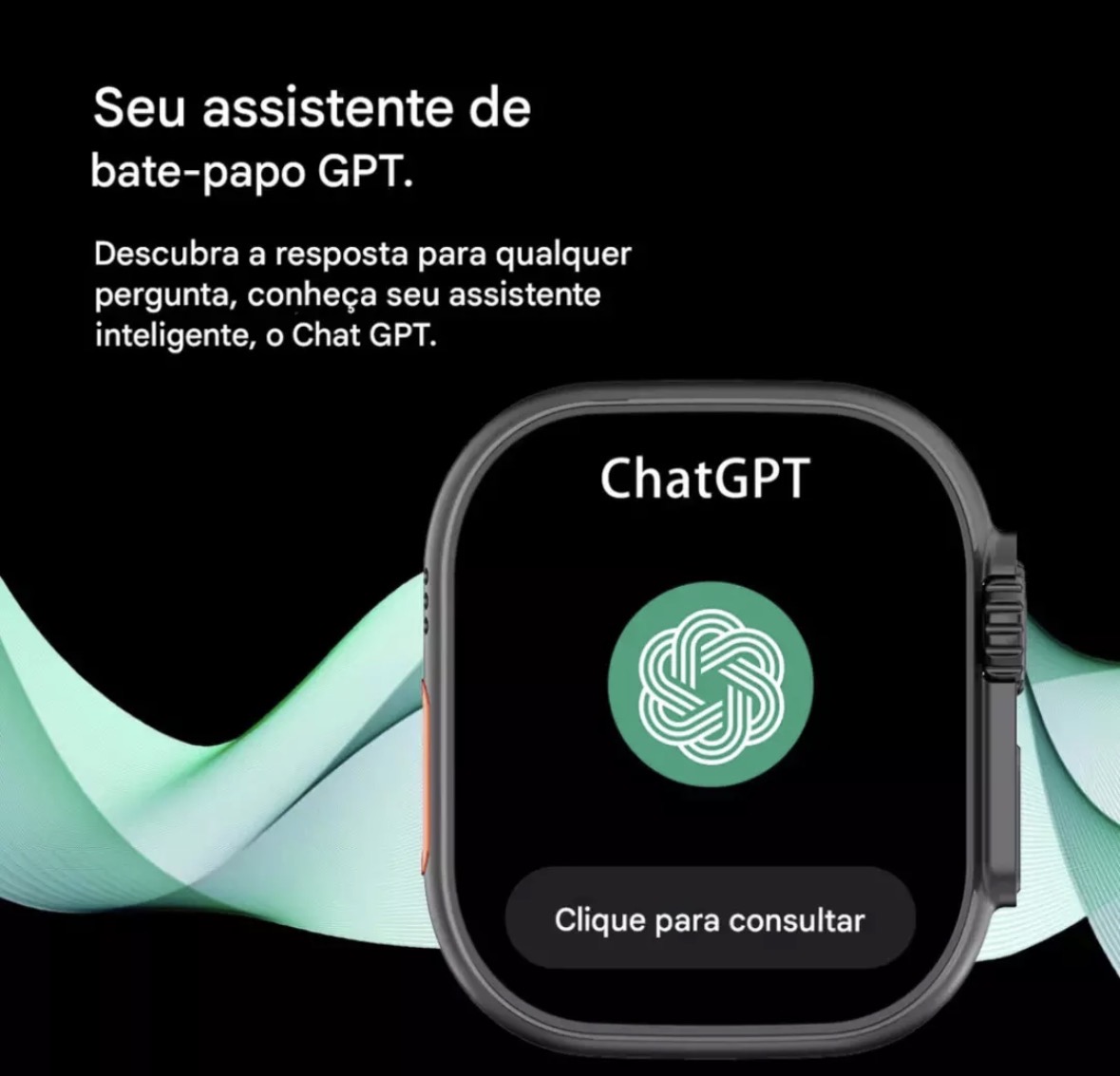 Smartwatch Microwear Ultra 4 Pro Mini 2GB 42mm Amoled Série 11 Whatsapp