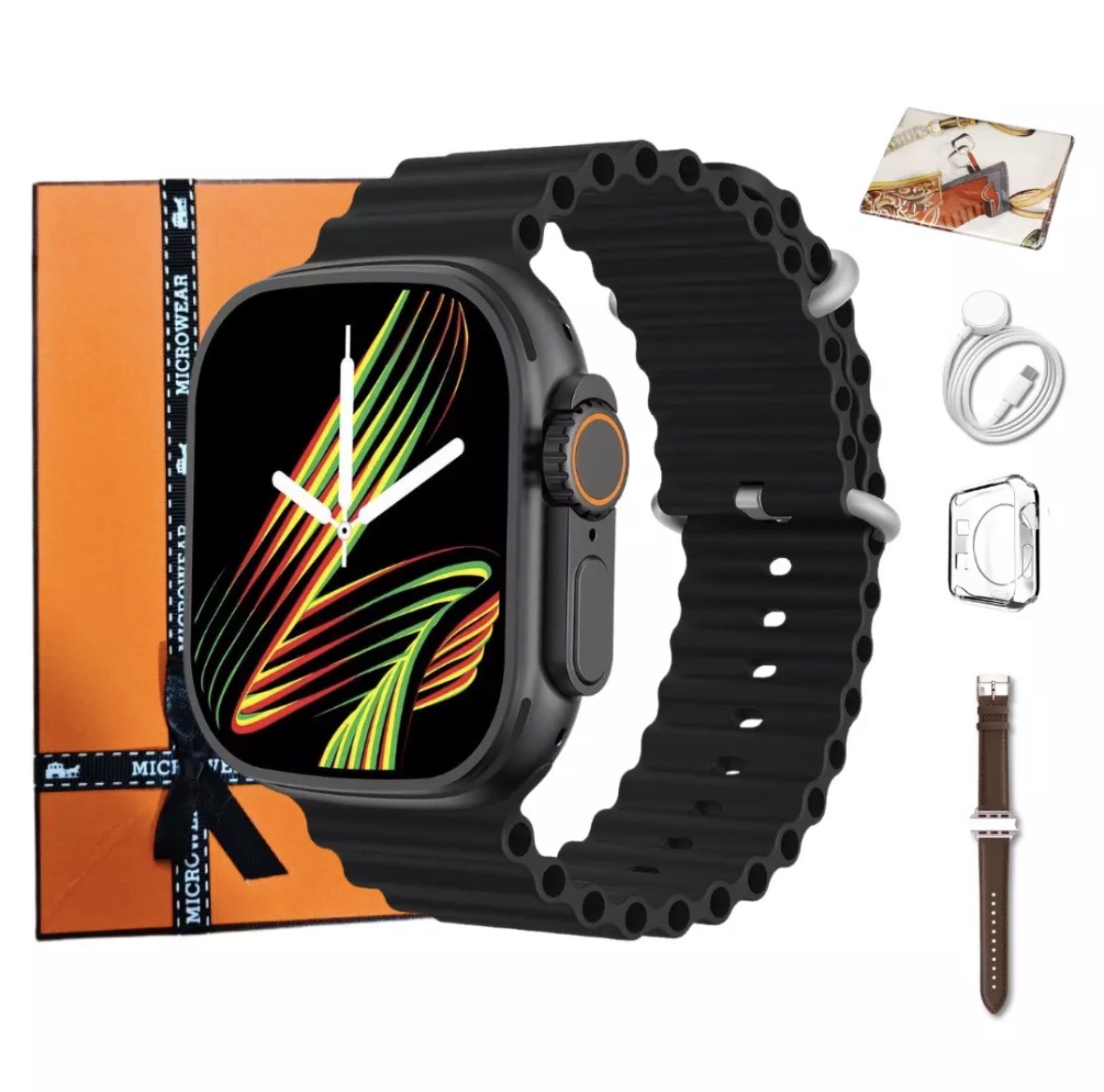 Smartwatch Microwear Ultra 4 Pro Mini 2GB 42mm Amoled Série 11 Whatsapp