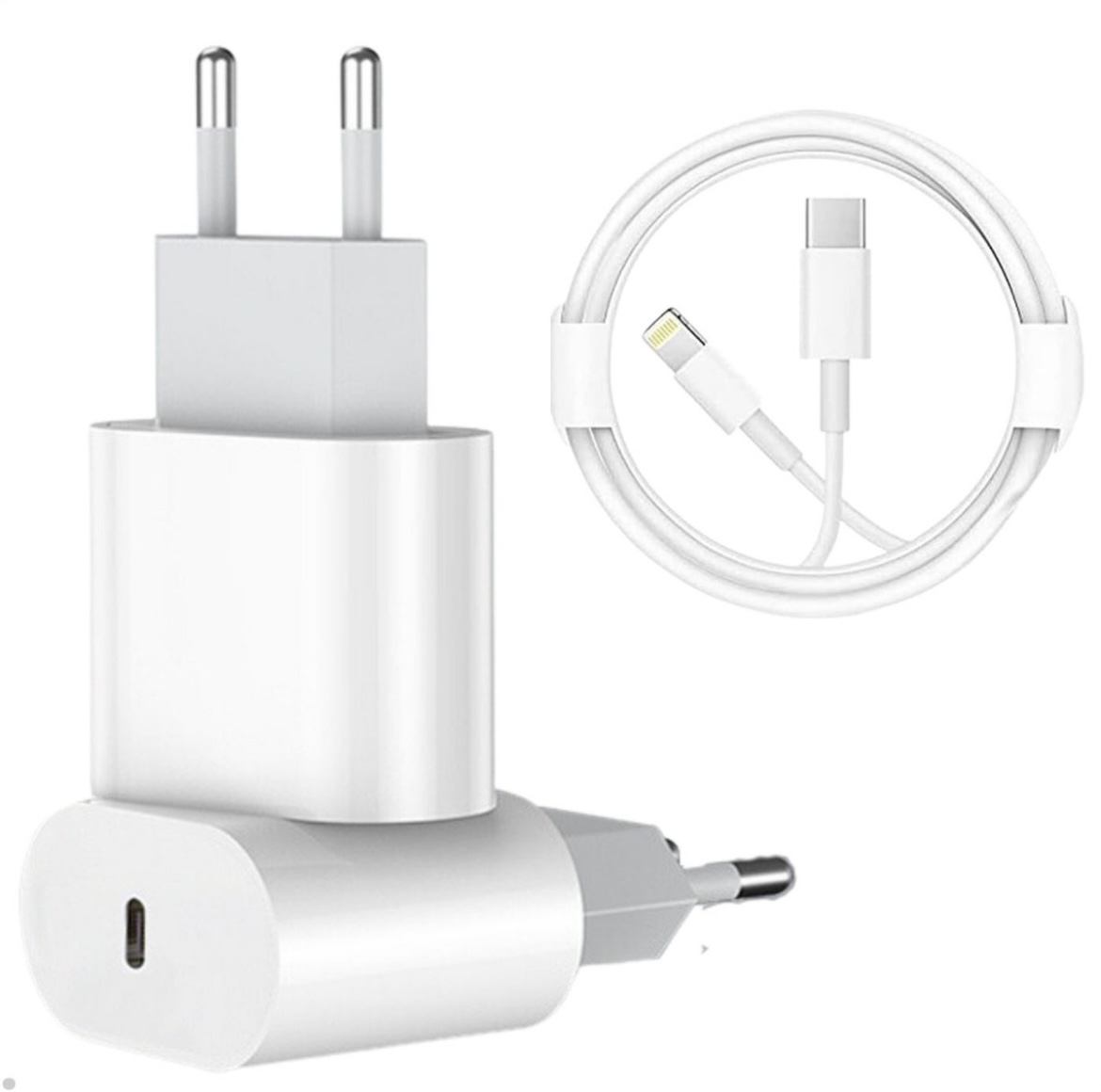 Carregador USB-C com cabo Lightning