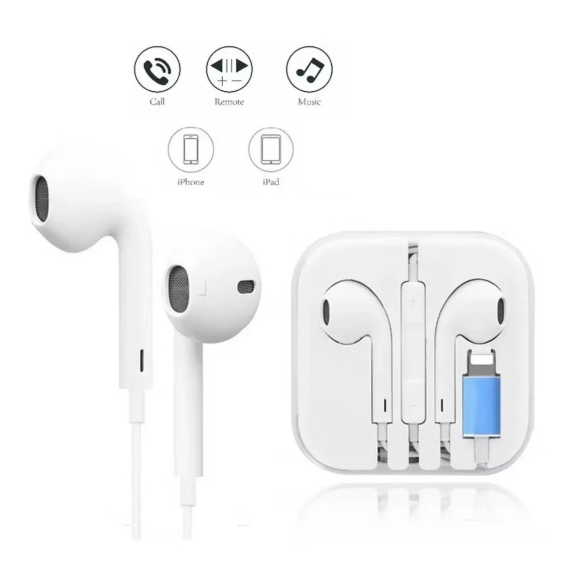 Fone de ouvido com fio