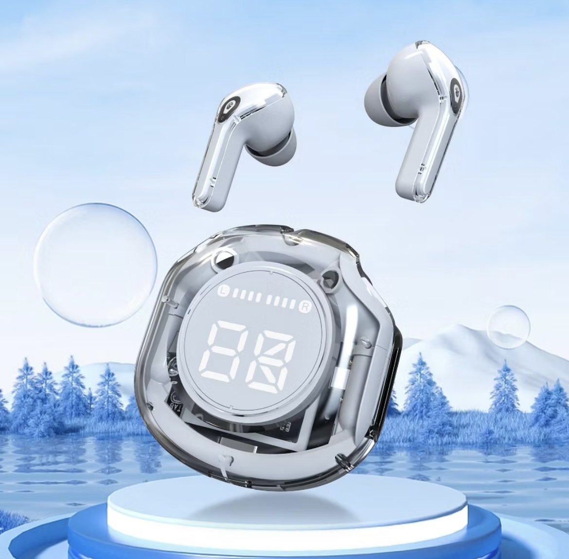 Fones de ouvido sem fio Bluetooth