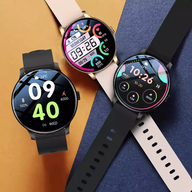 Smartwatch LaxasFit GT2 Amoled Chamadas Bluetooth