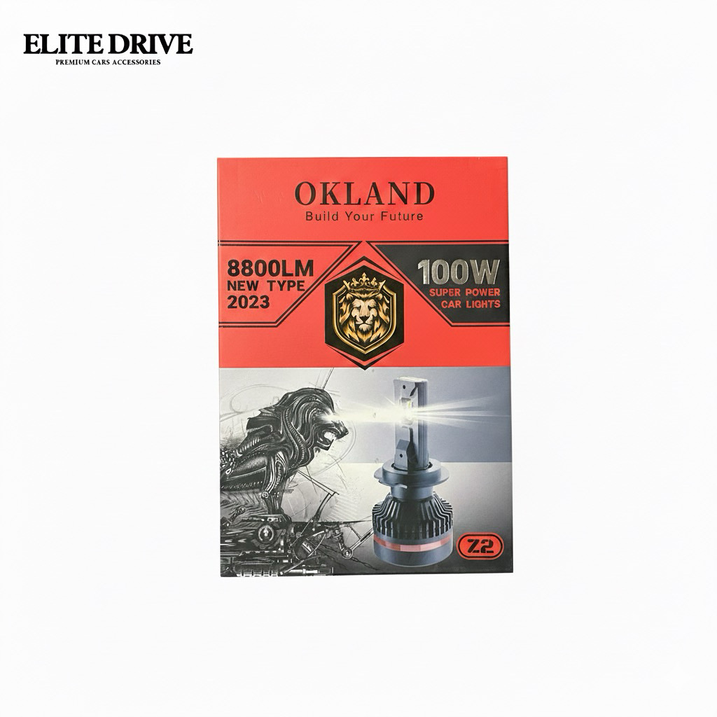 OKLAND 100W Car Headlight Bulb
