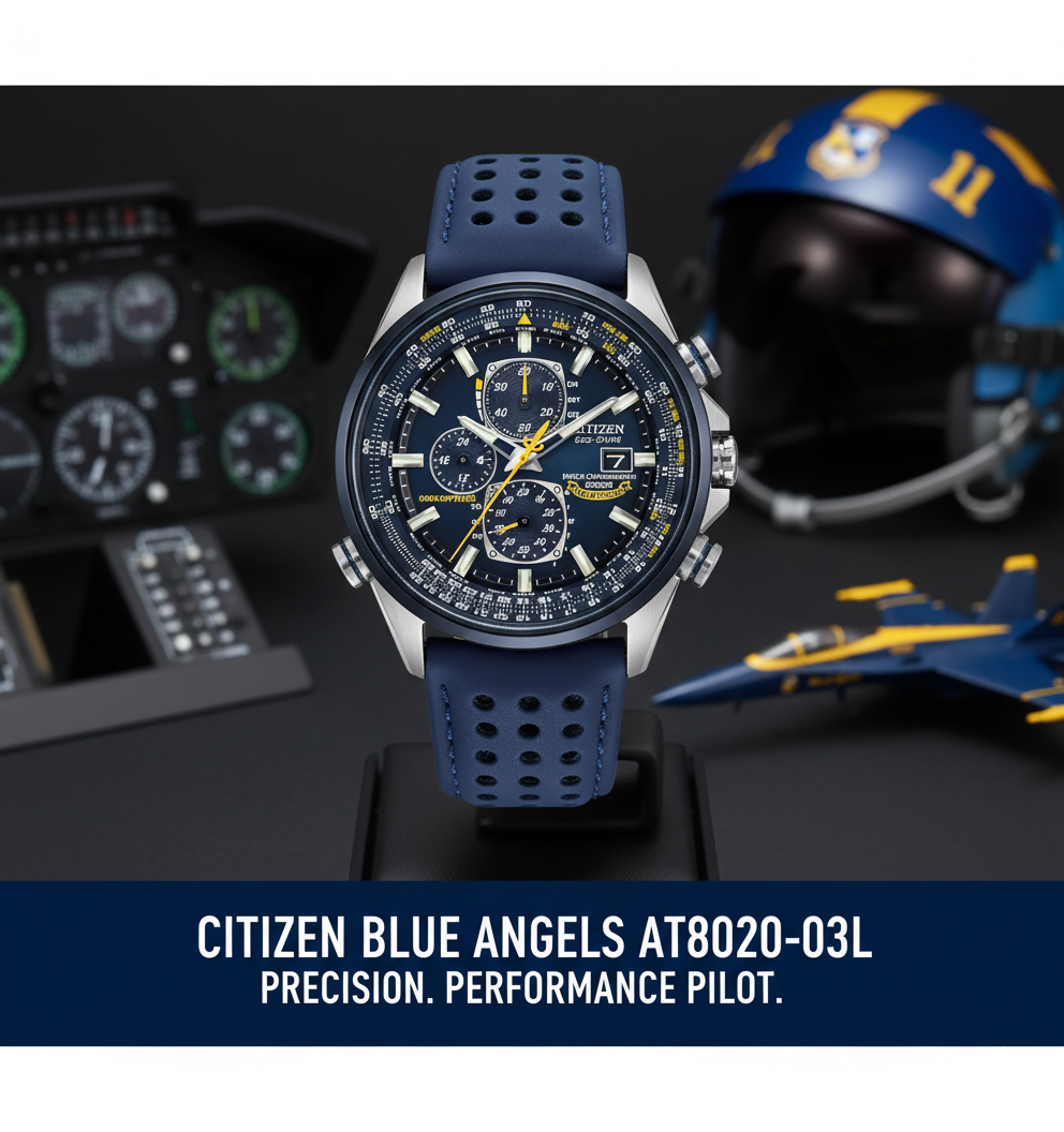 Relógio Citizen Blue Angels AT8020-03L