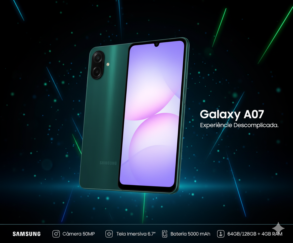 Smartphone Samsung Galaxy A07 A075M LTE Dual Sim 6.7" 4GB/128GB Green