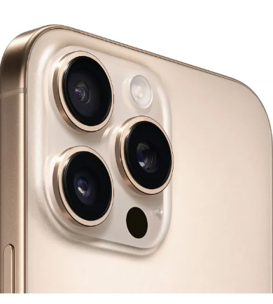 Apple iPhone 16 Pro A3083 eSIM 128GB 8GB RAM de 6.3" - Desert Titanium + Capinha MagSafe 3 Azul + Película