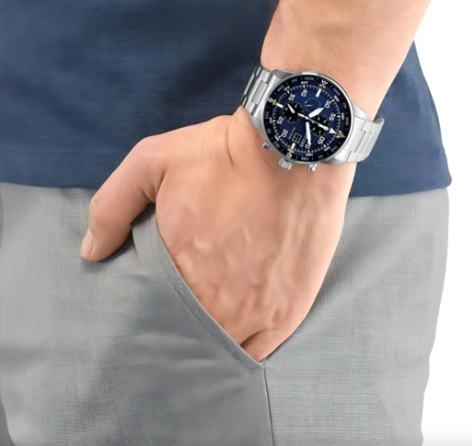  Citizen Eco-Drive Cronógrafo Aviator CA0690-88L
