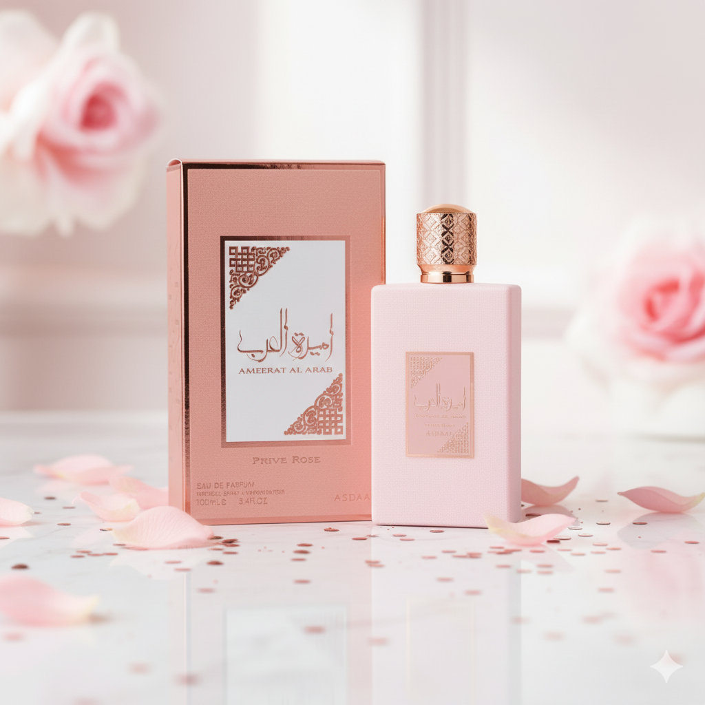 Perfume Asdaaf Ameerat Al Arab Prive Rose EDP Feminino 100ml
