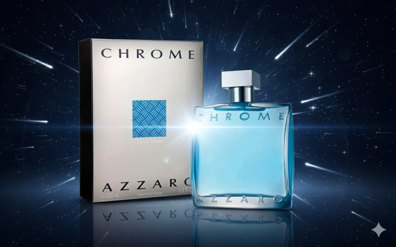 Perfume Azzaro Chrome EDT 200mL - Masculino