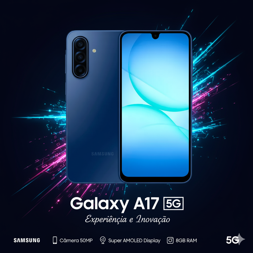 Smartphone Samsung Galaxy A17 5G A176B DS 6.7" 8GB/256GB Light Blue