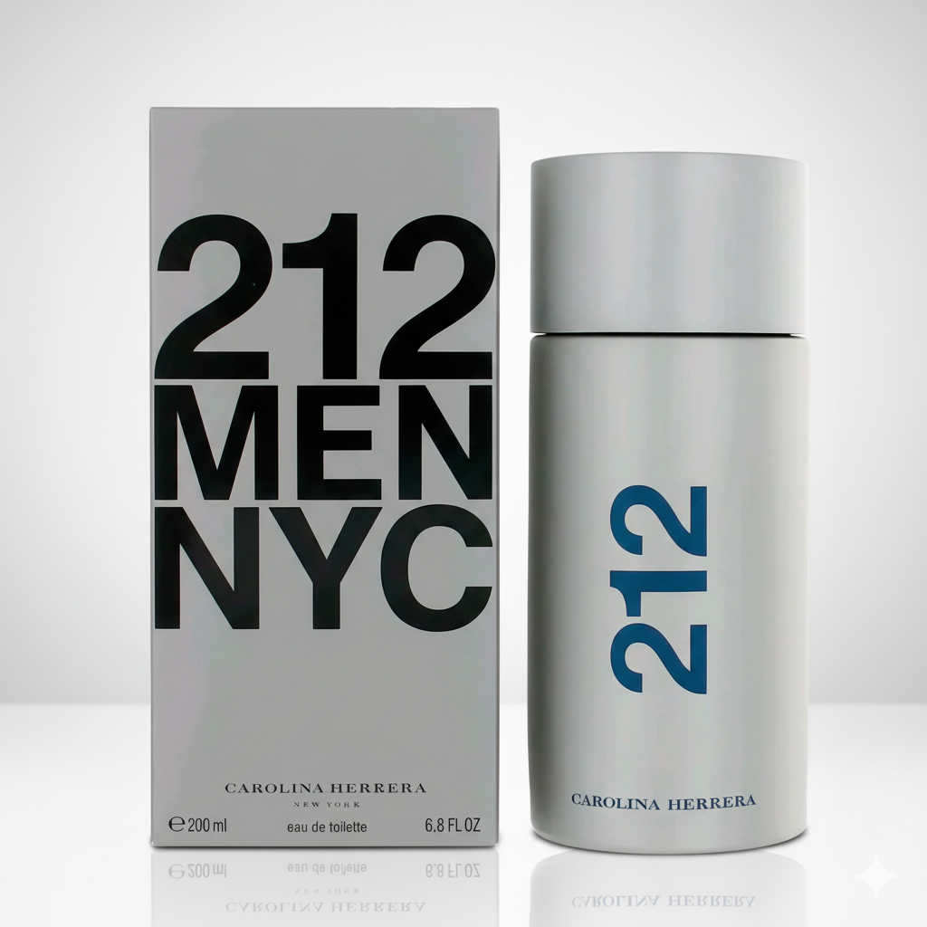 Perfume Carolina Herrera 212 MEN NYC EDT Masculino 200ml