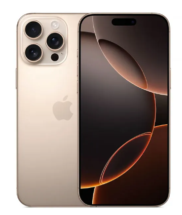 Apple iPhone 16 Pro A3083 eSIM 128GB 8GB RAM de 6.3" - Desert Titanium + Capinha MagSafe 3 Azul + Película