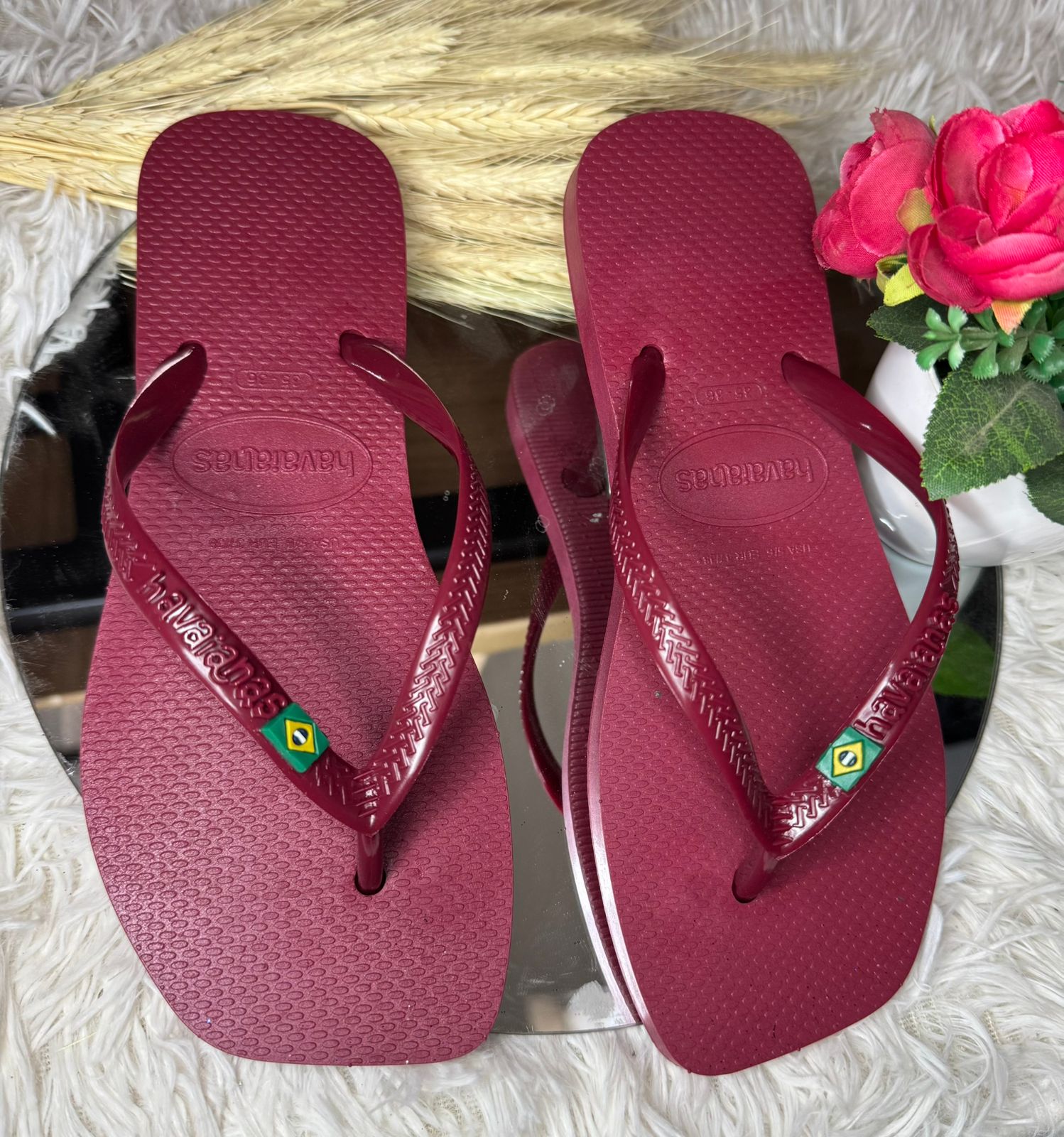 Chinelo Havaianas Bico Quadrado Feminino (Somente Atacado 12 Pares)