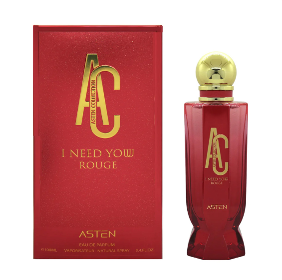 Perfume Asten I Need You Rouge EDP Feminino 100ml
