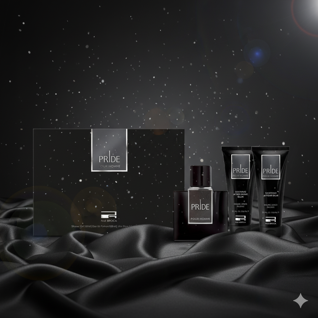 Kit Perfume Afnan Rue Broca Pride Pour Homme 3pcs
