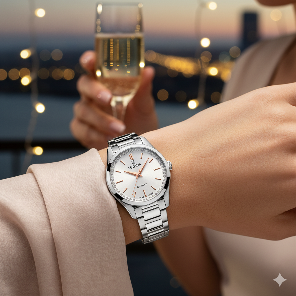 Relógio Festina F20583/1 Feminino Mademoiselle