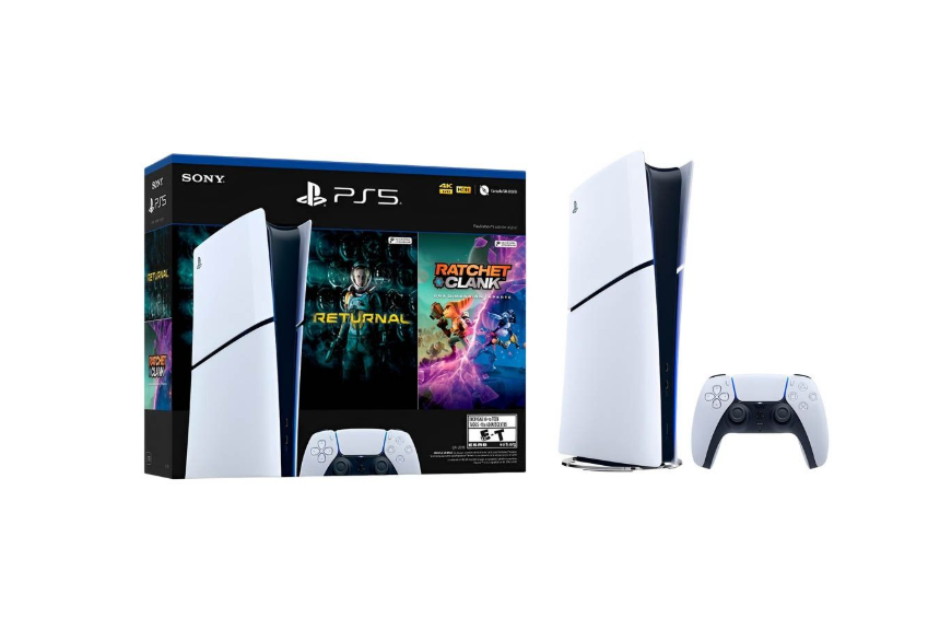 Console Sony Playstation 5 Digital Slim 1 TB + 2 Jogos (Returnal + Ratchet & Clank)