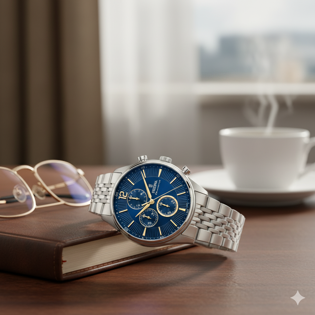 Relógio Festina F20285/3 Masculino "Timeless Chronograph"