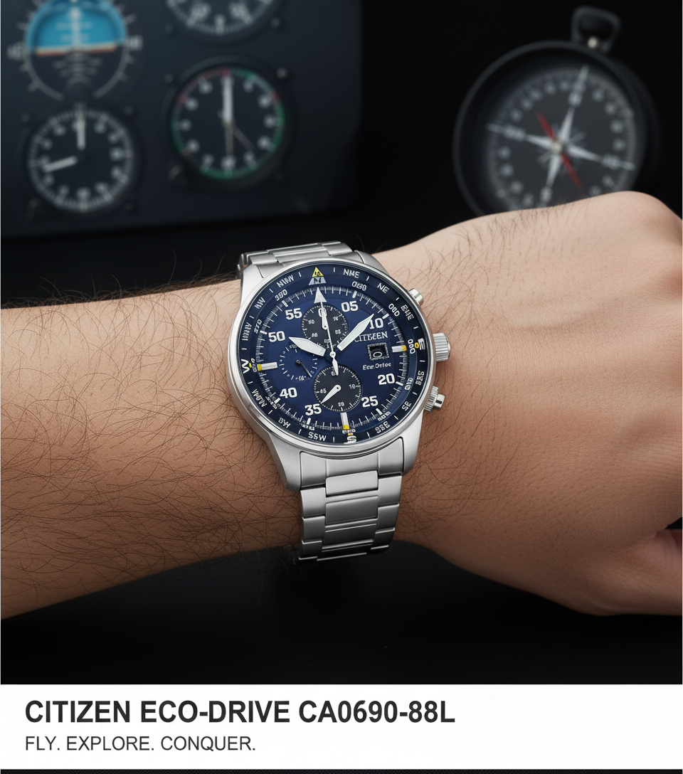 Relógio Citizen Eco-Drive CA0690-88L