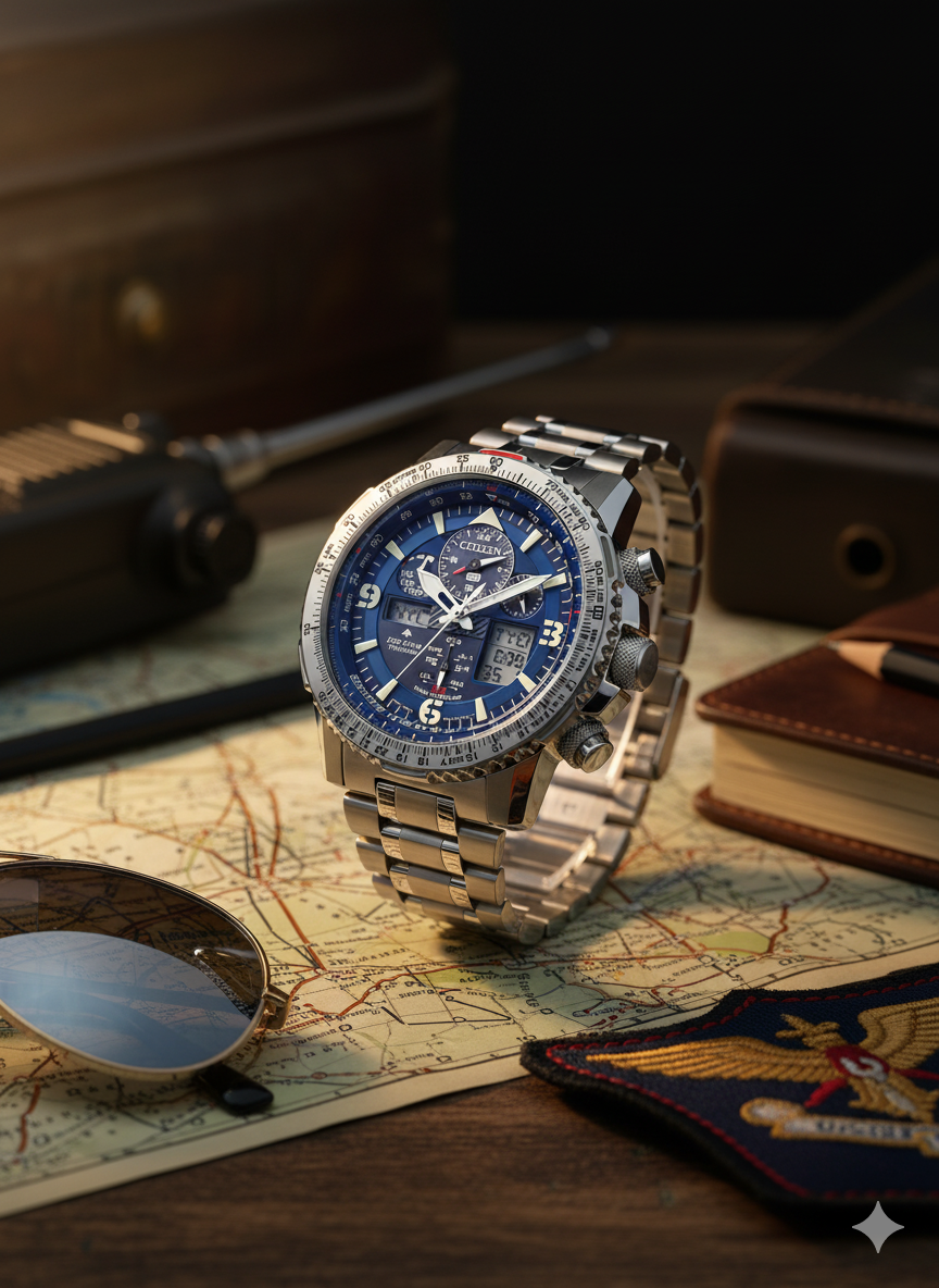 Citizen Promaster Skyhawk A-T: O Comando de Precisão em Titânio