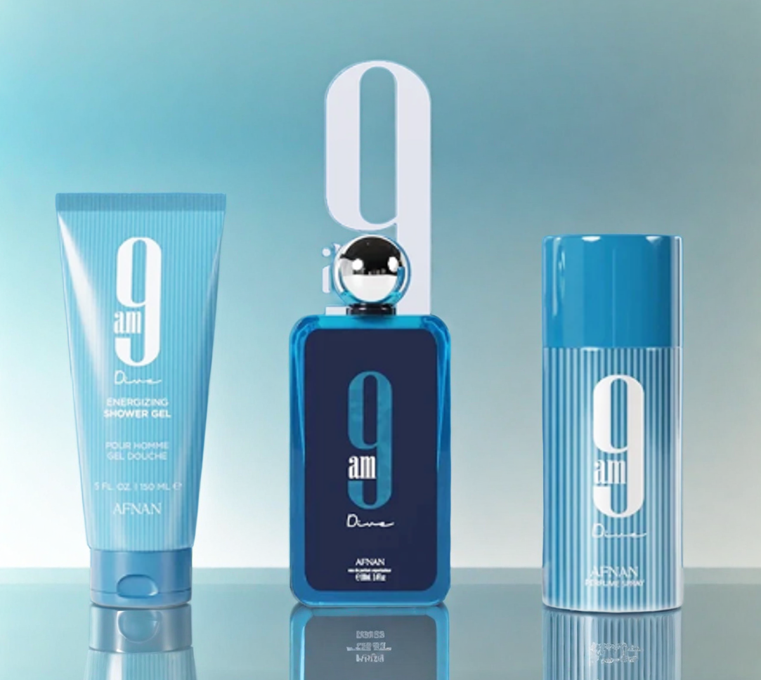 Kit Perfume Afnan 9AM Dive Masculino 3pcs
