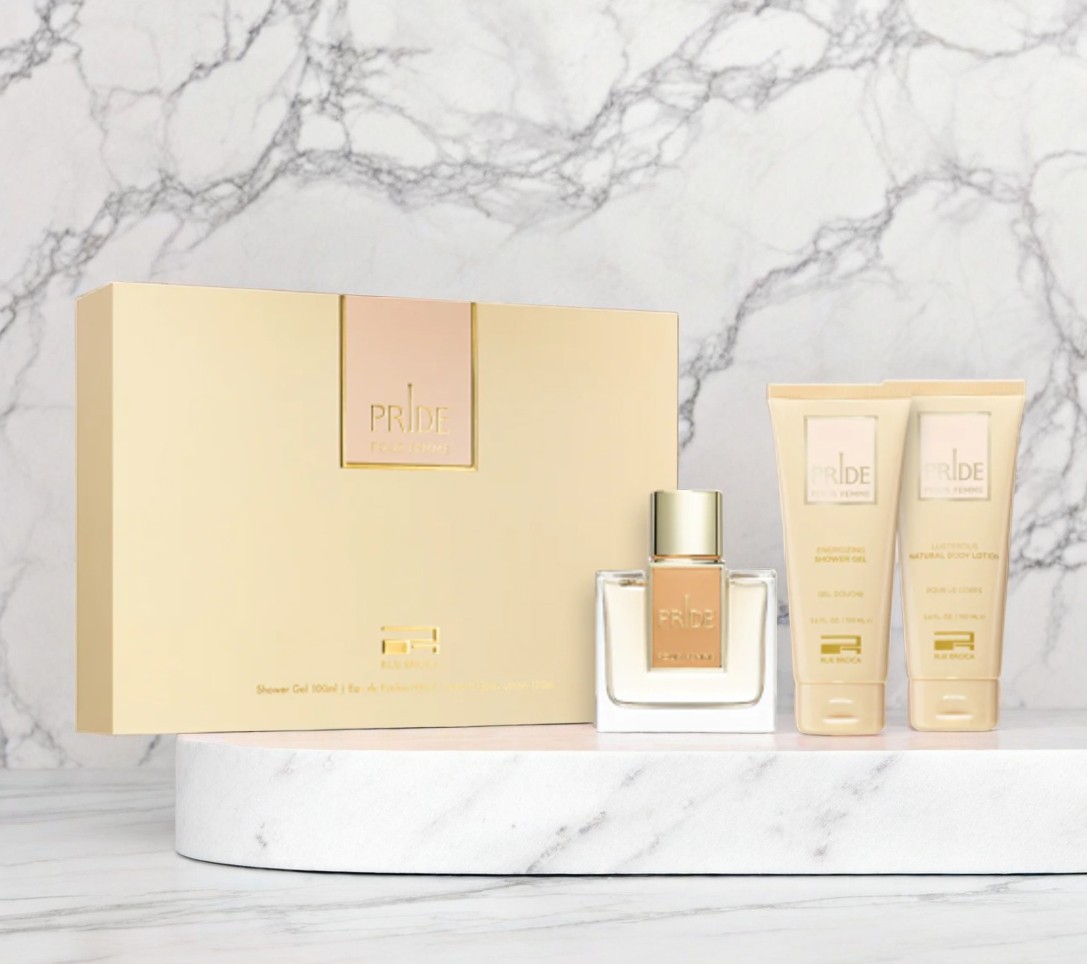 Kit Perfume Afnan Rue Broca Pride Pour Femme 3pcs