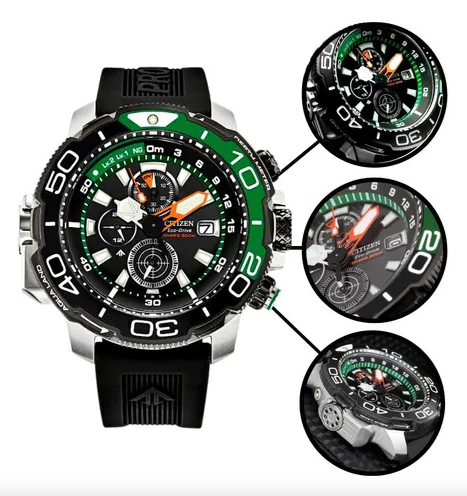 Relógio Citizen Promaster Aqualand Eco-Drive - BJ2168-01E